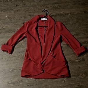 Women's small blazer, French Mauve, Bordeaux